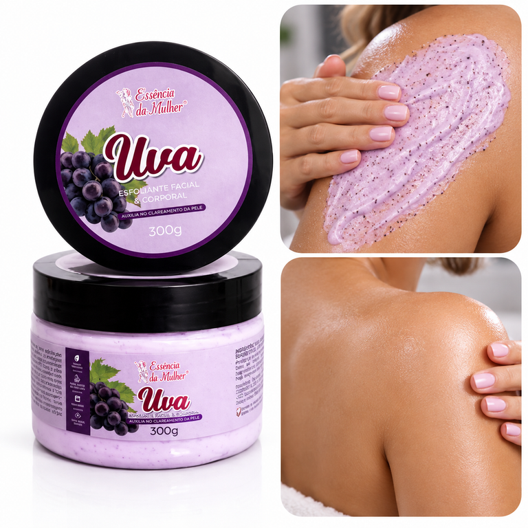 Esfoliante Uva 300g - Essência da Mulher