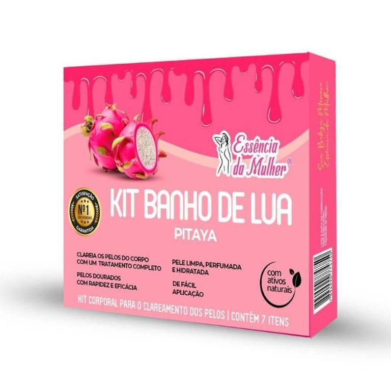 Kit Banho de Lua Com 10 itans Pitaya - Essencia da Mulher