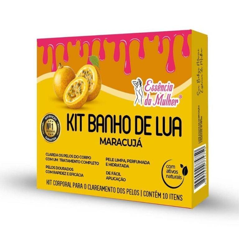 Kit Banho de Lua 10 Itens Maracujá - Essencia da Mulher