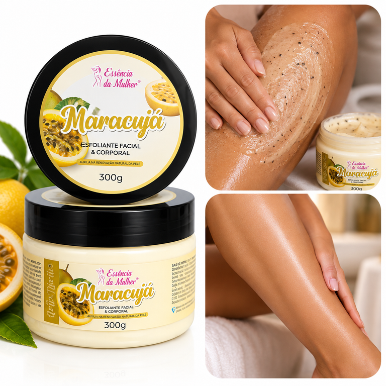 Esfoliante Maracuja 300g - Essência da Mulher
