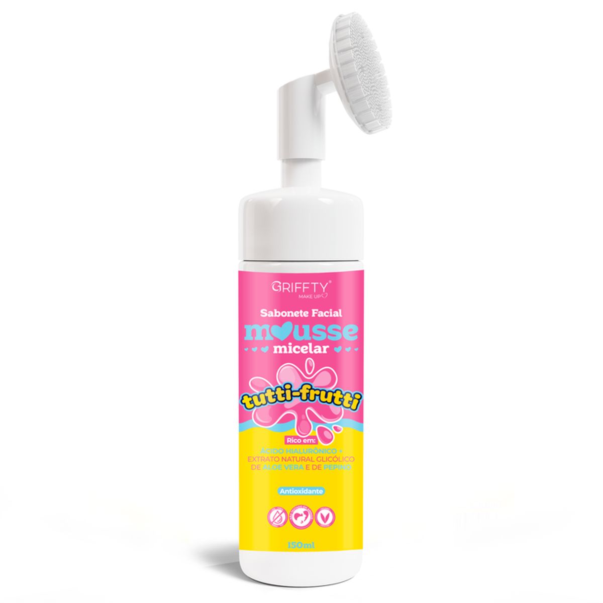 SABONETE MOUSSE MICELAR TUTTI-FRUTTI - 150 ML - GRIFFTY