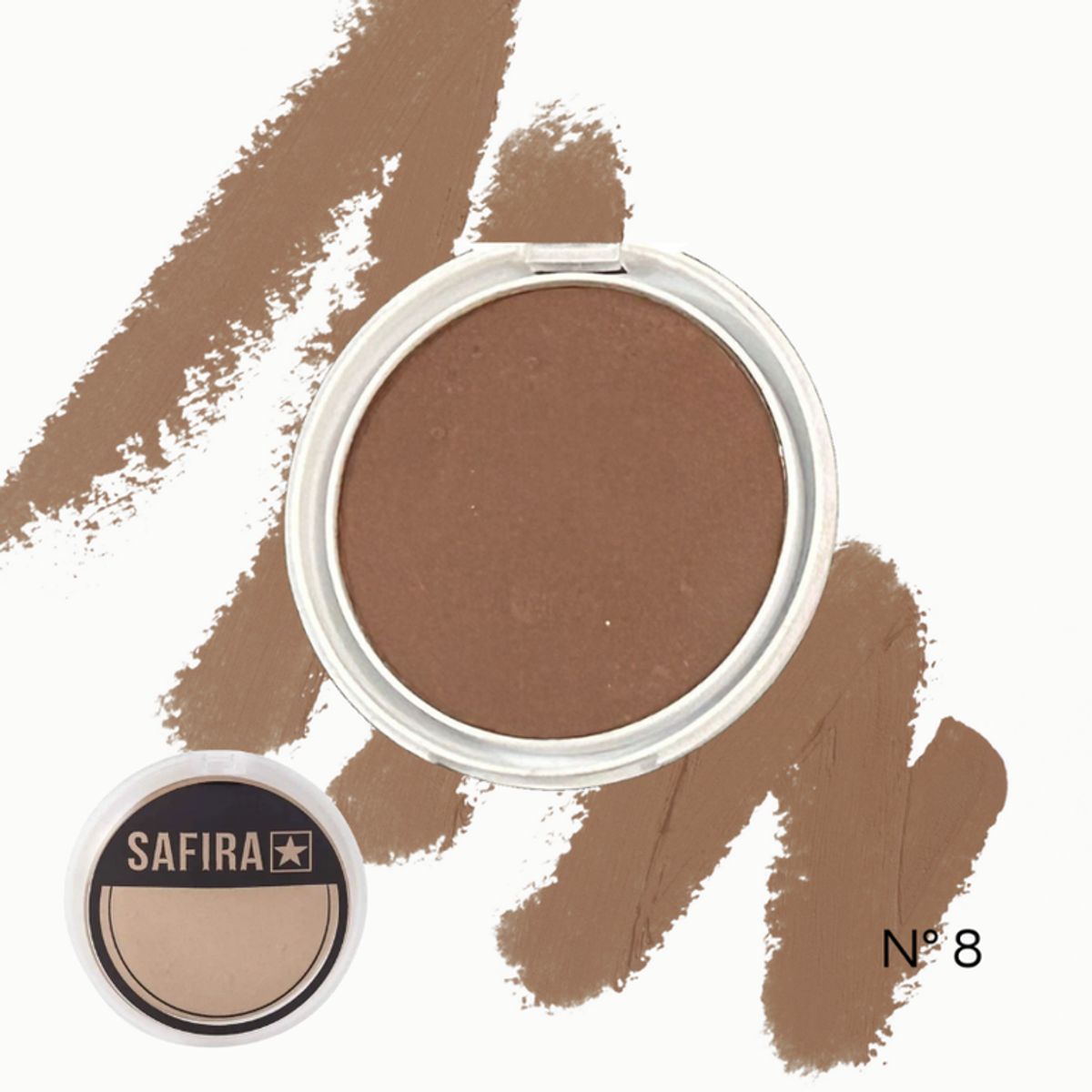 PO COMPACTO MATTE SAFIRA LINHA BASIC N 08 BS95456