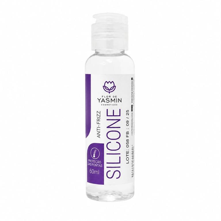 Concentrado de Silicone Anti-Frizz para Cabelos 60ml – Flor de Yasmin