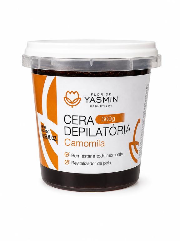 Cera Depilatória de Camomila para Depilação 300g – Flor de Yasmin