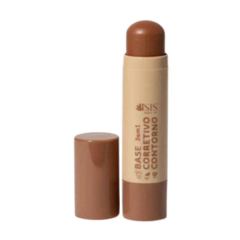 Stick 3 em 1 Isis Make Up - Base Corretivo e Contorno COR:03 - ESCURO