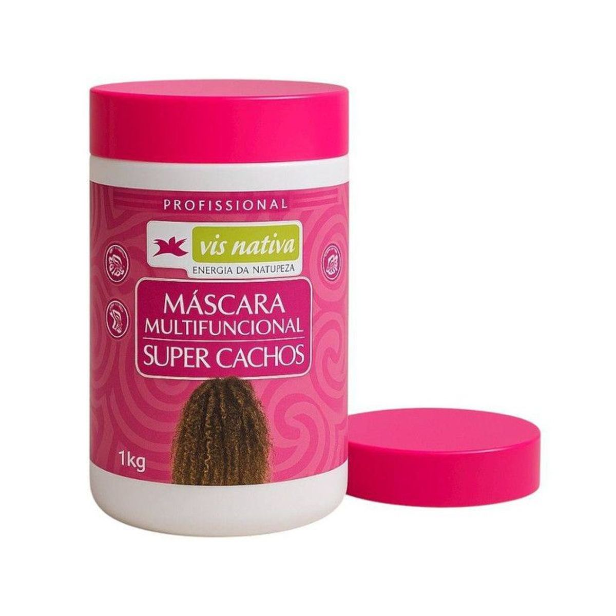 Máscara Multifuncional Super Cachos - Vis Nativa - 1 Kg - Cachos Definidos