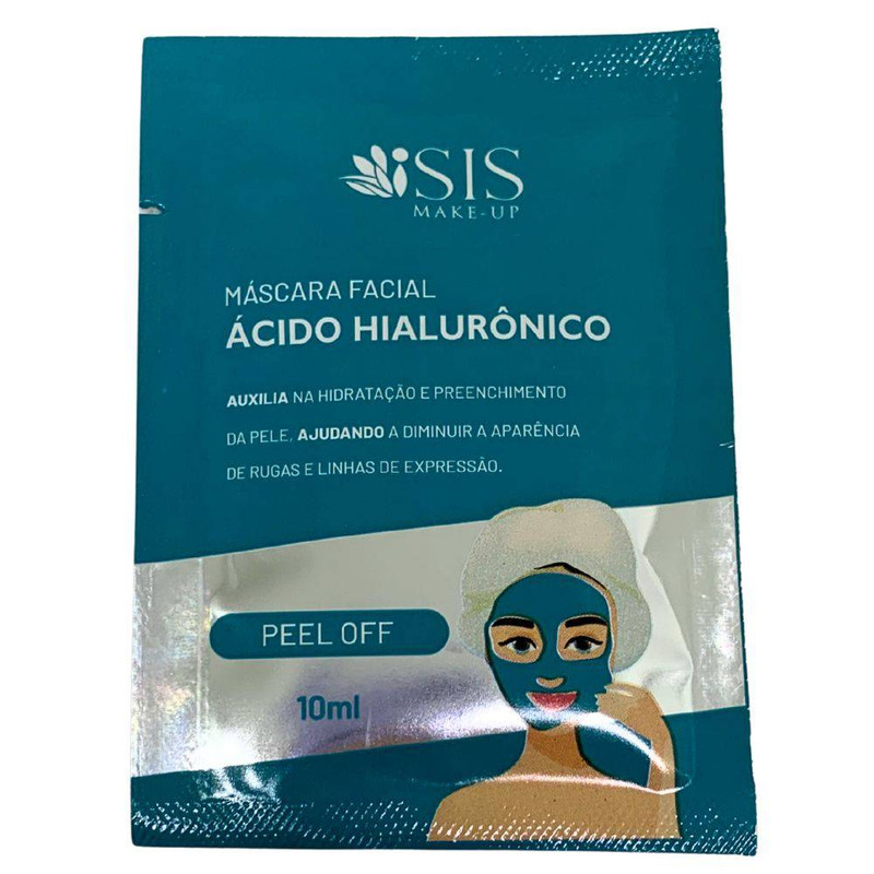 Máscara Facial Ácido Hialurônico Isis Make Up - Peel Off