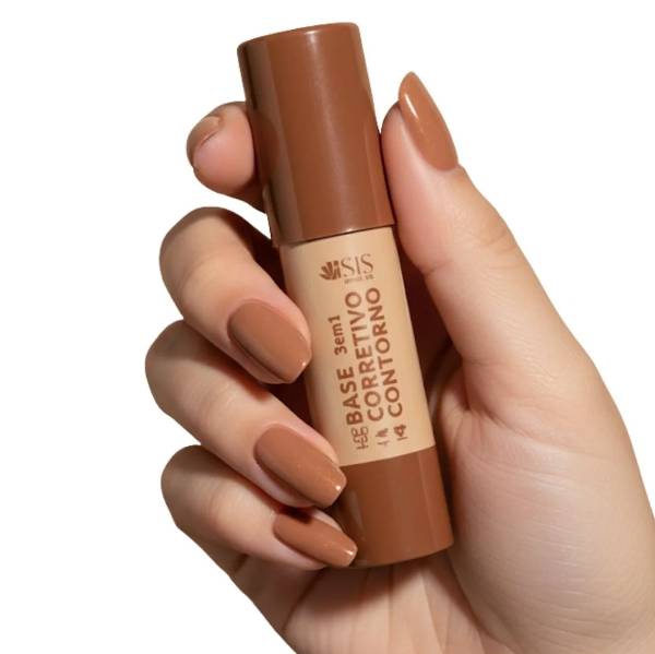 Stick 3 em 1 Isis Make Up - Base Corretivo e Contorno