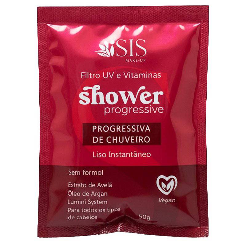 Progressiva de Chuveiro Sachê Isis Make Up - Liso Vegano