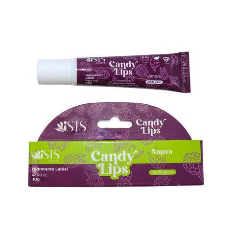 Candy Lips Gloss Amora Isis Make Up - Hidratação Intensa