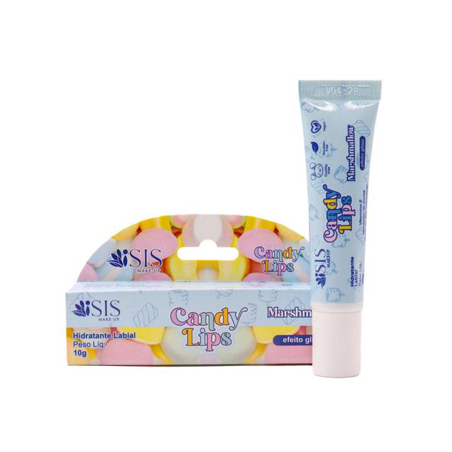 Candy Lips Gloss Marshmallow Isis Make Up - Hidratante Vegano