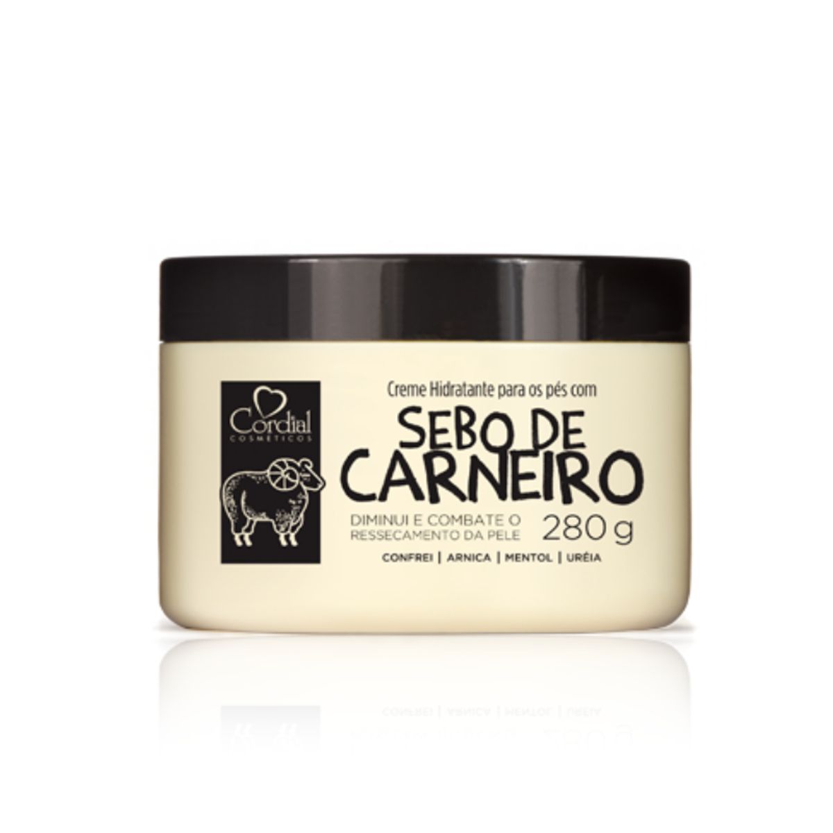 Creme Hidratante para Pés Sebo de Carneiro 280g