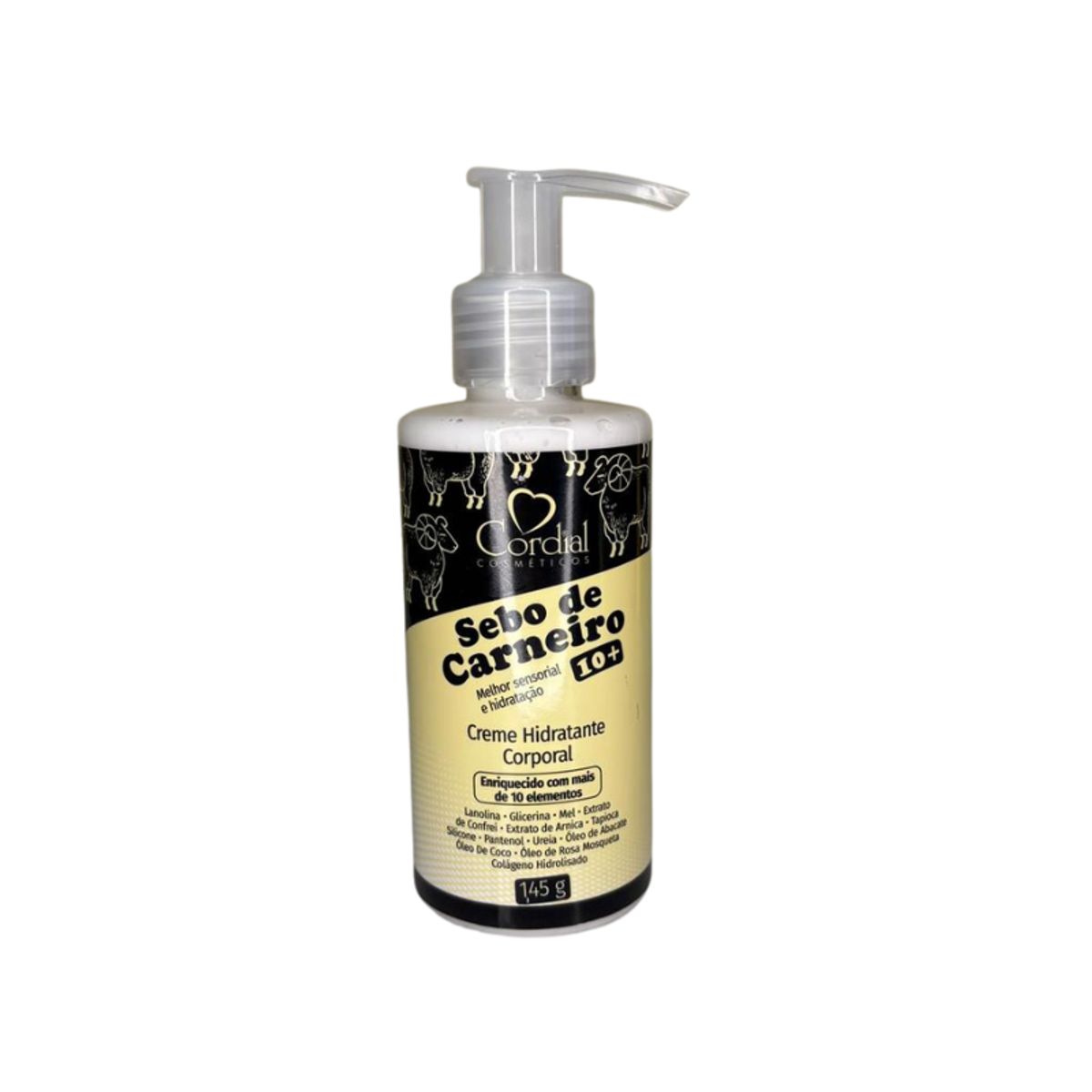Creme Hidratante Sebo de Carneiro 10+ 145g - CORDIAL