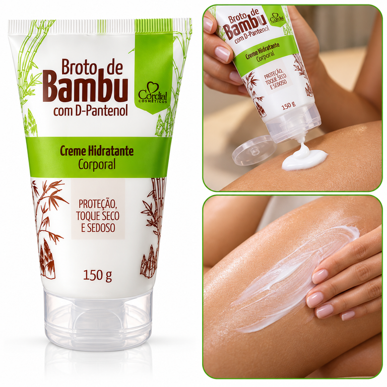 Creme Hidratante Corporal Broto de Bambu 150g - CORDIAL