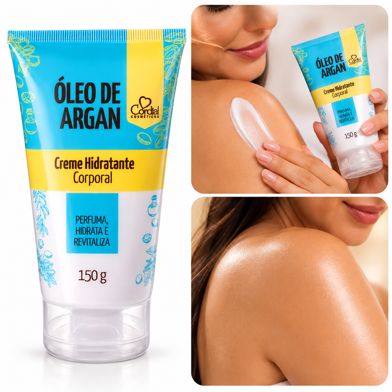 Creme Corporal Argan e Sebo de Carneiro 150g - CORDIAL