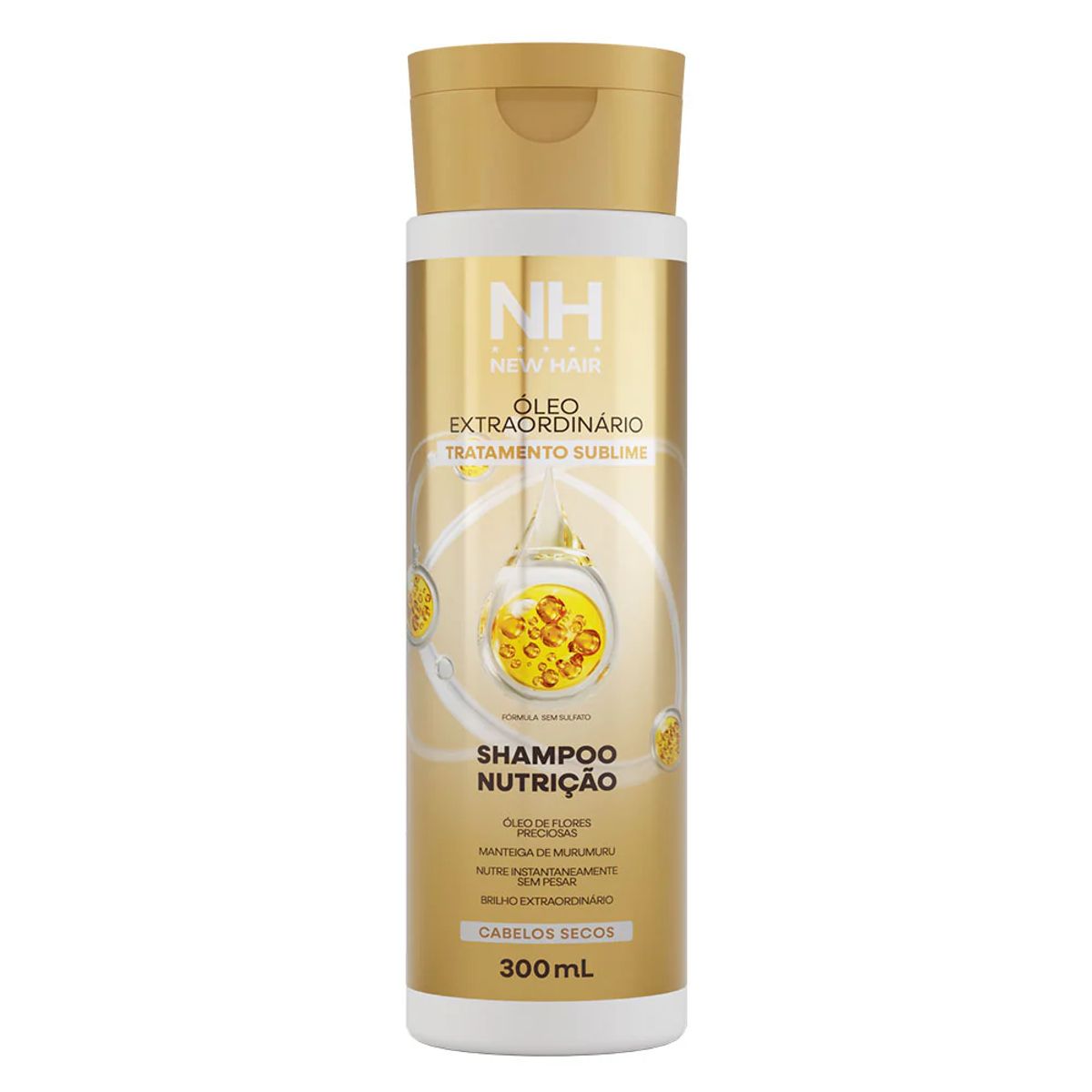 Shampoo Extraordinário New Hair Belkit Brilho 300ml