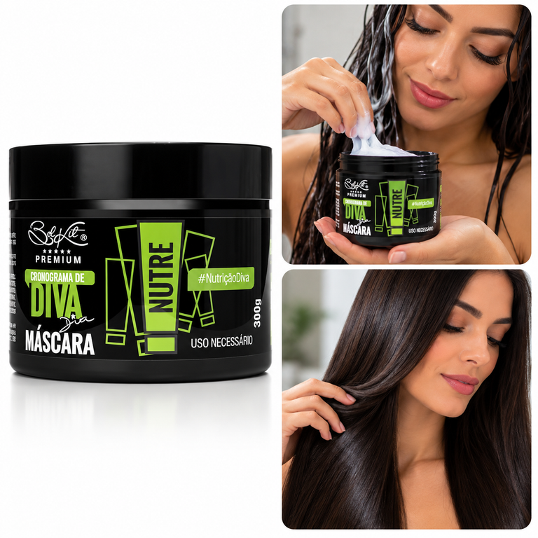 Máscara Nutre Cronograma de Diva Belkit 300g