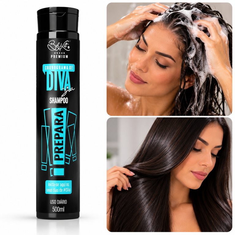 Shampoo Prepara Cronograma de Diva Belkit 500ml