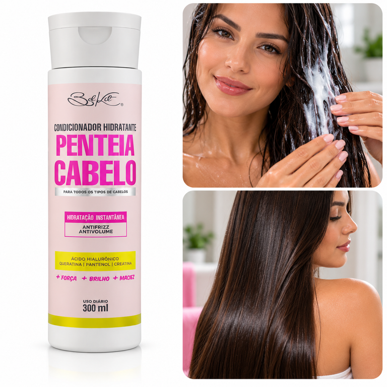 Condicionador Penteia Cabelo Belkit Frizz 300ml
