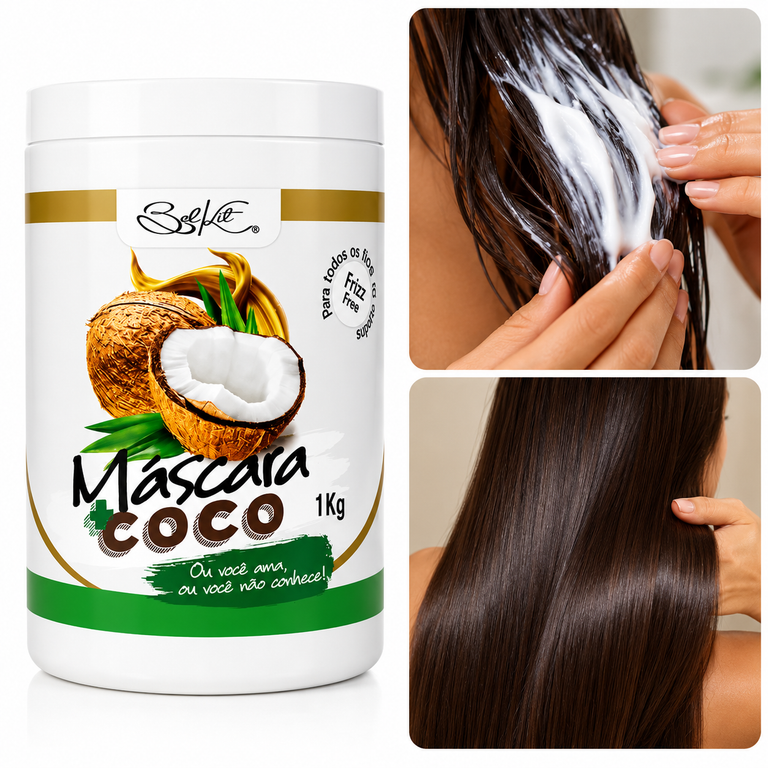 Máscara Capilar Belkit Mais Coco Nutrição 1kg