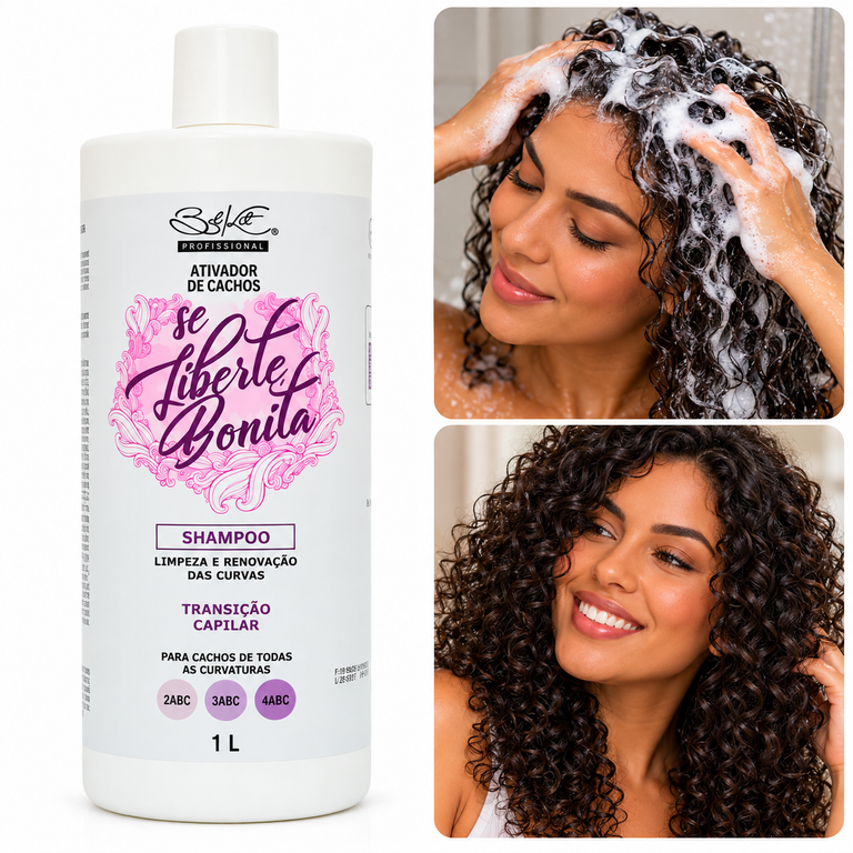 Shampoo Cachos Esplendorosos Belkit Hidratação 1L