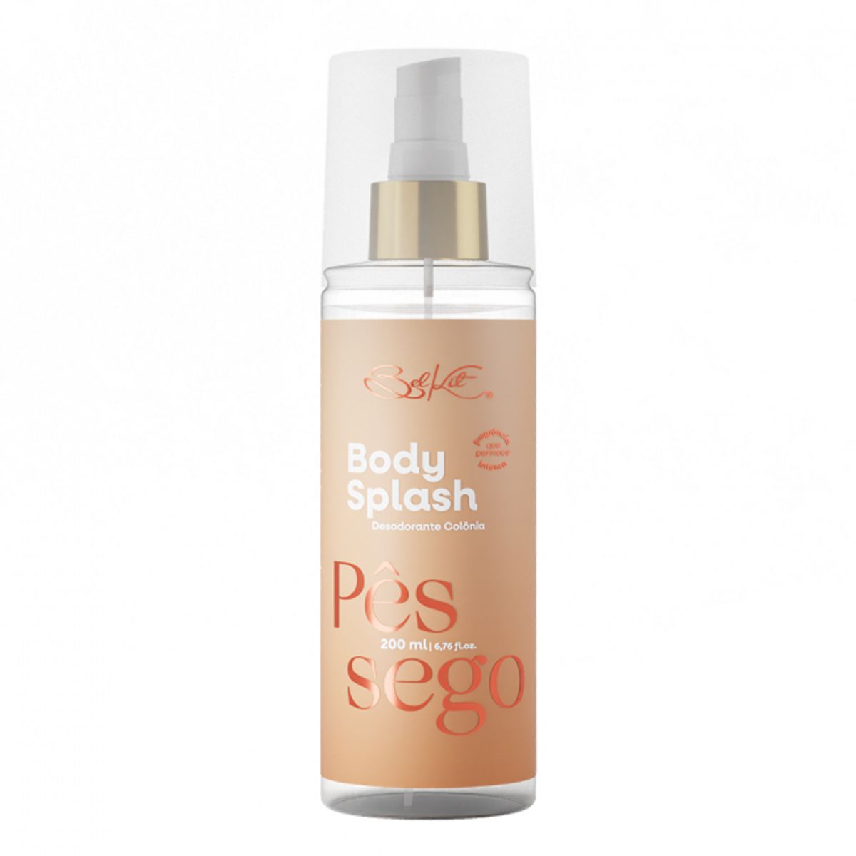 Body Splash Belkit Pêssego Fragrância Frutal 200ml