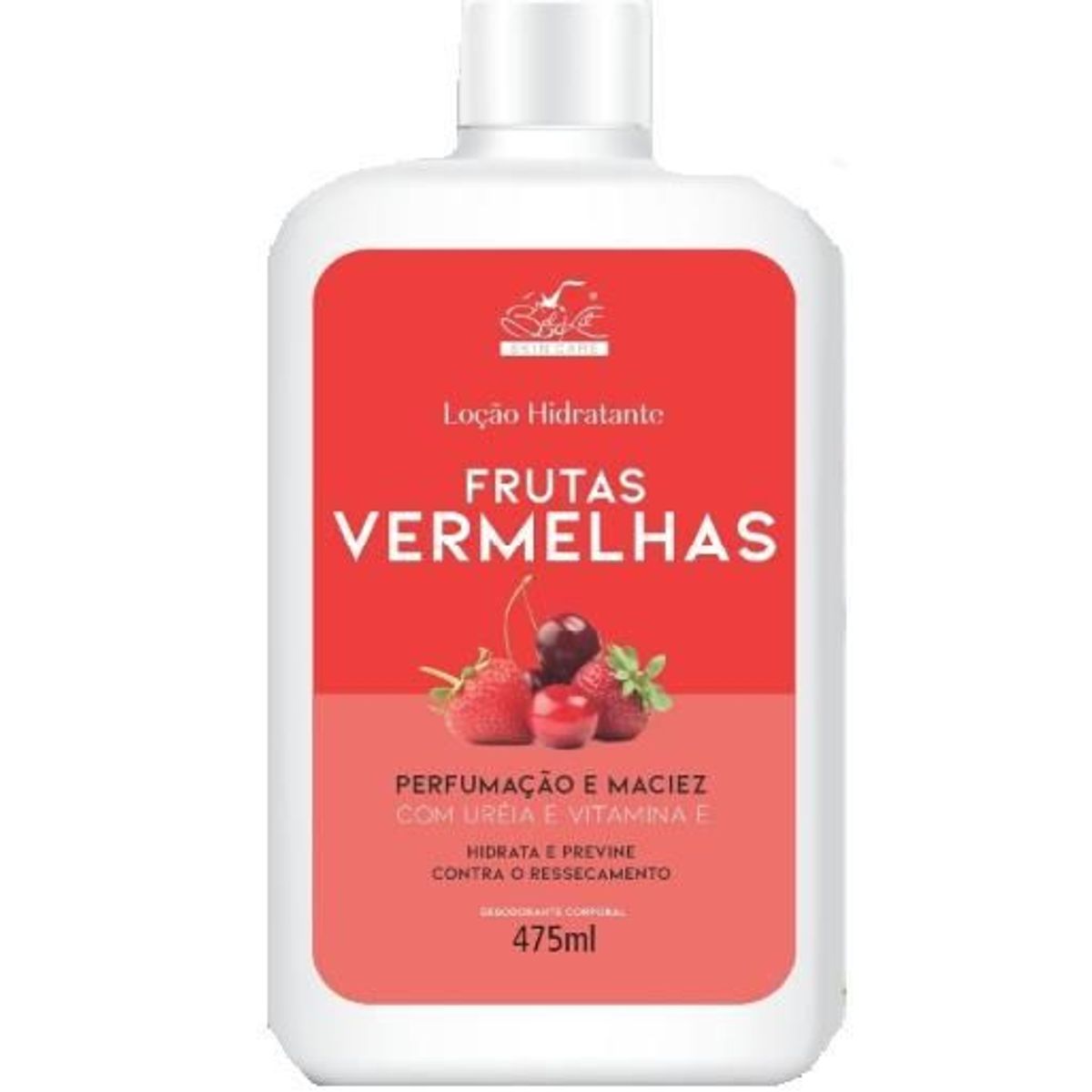 Loção Hidratante Belkit Frutas Vermelhas Desodorante 475ml