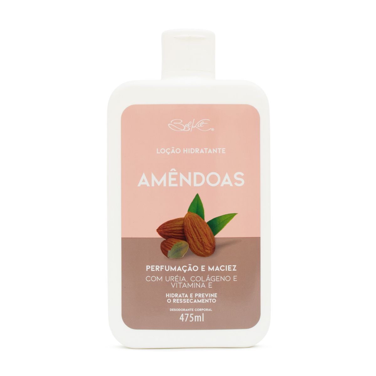 Loção Hidratante Desodorante Amêndoas Belkit 475ml
