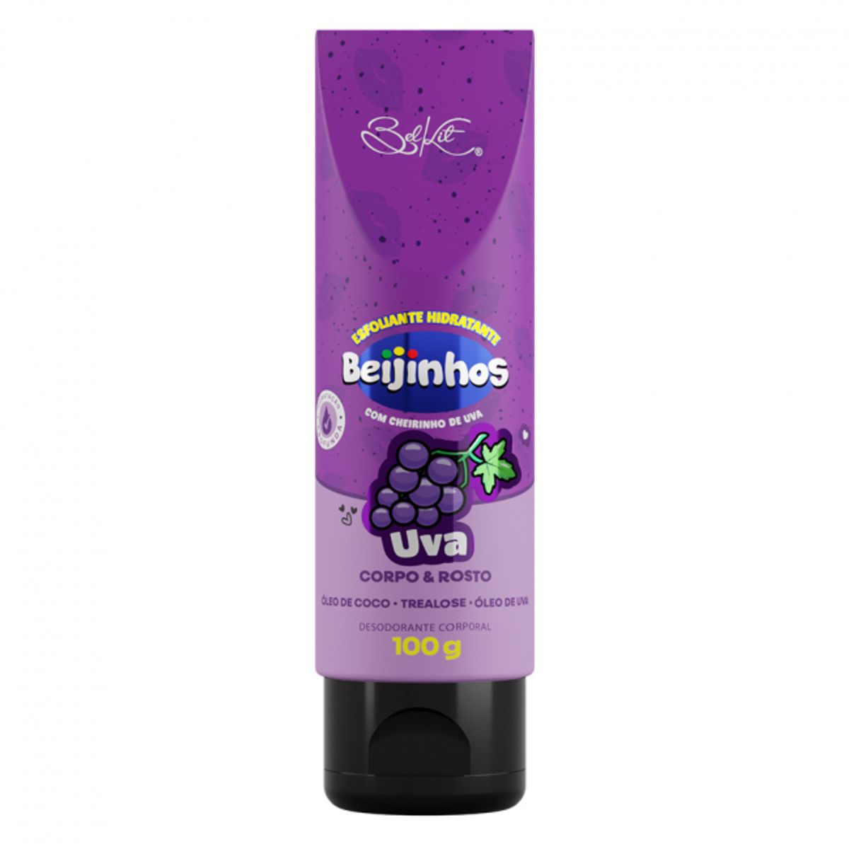 Esfoliante Corporal Belkit Uva Hidratação 100g