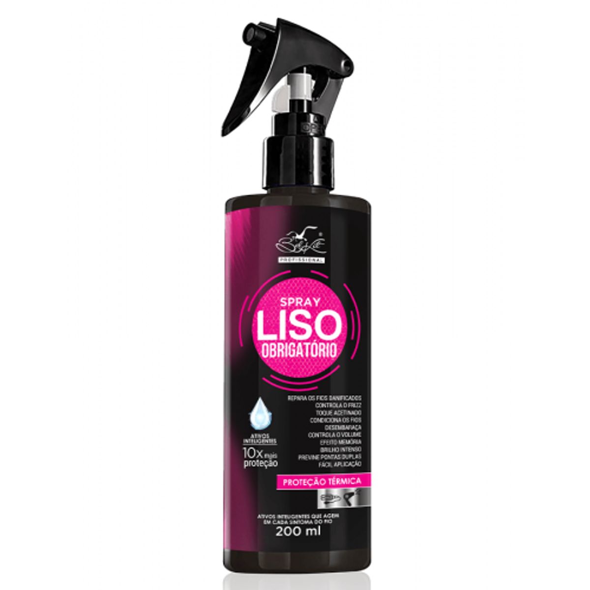 Spray Liso Obrigatório Belkit Proteção Térmica 200ml