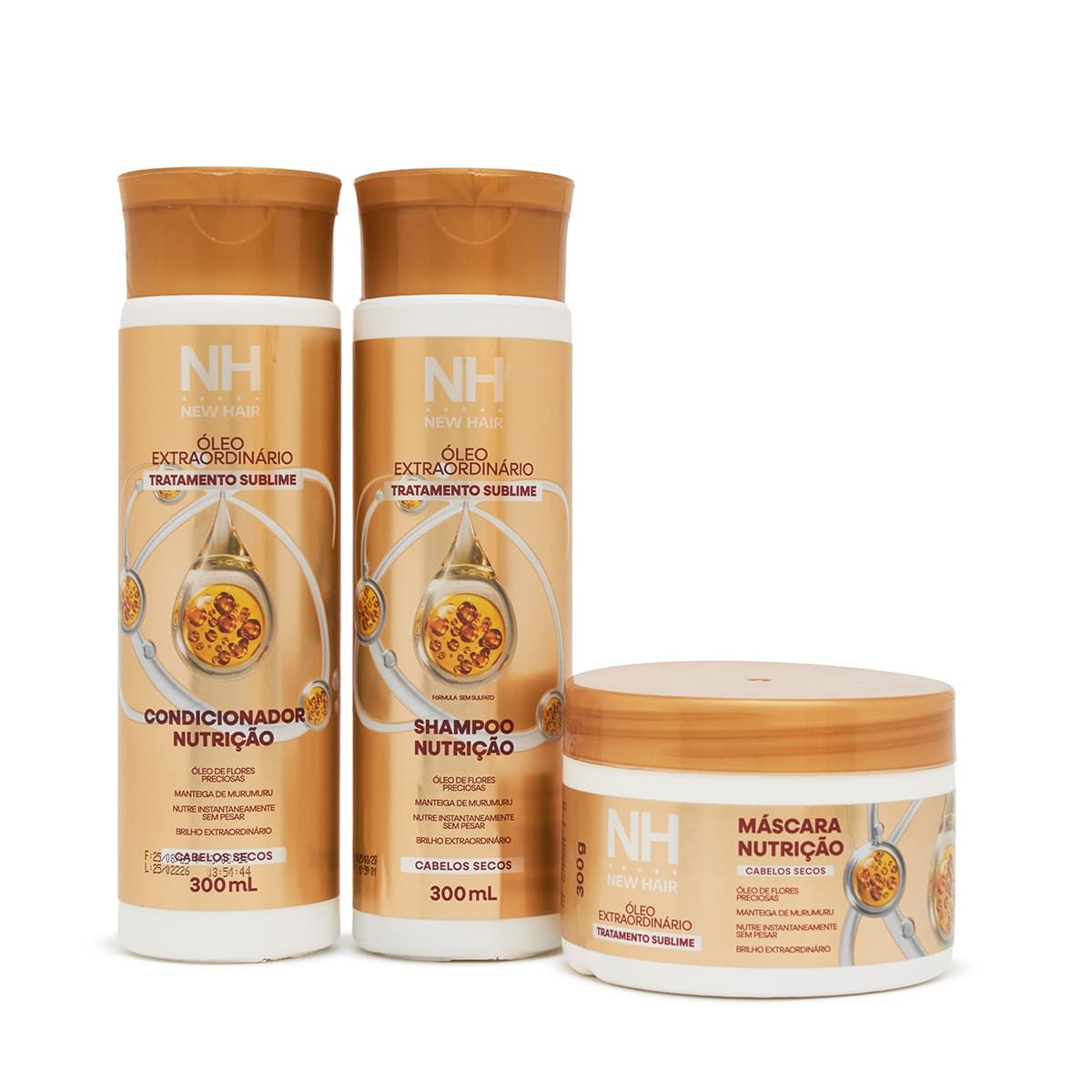 Kit Capilar Extraordinário Belkit Nutrição - 3 Itens