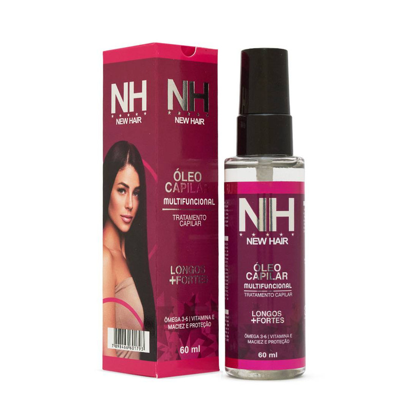 Óleo Multifuncional New Hair Belkit Frizz e Brilho 60ml