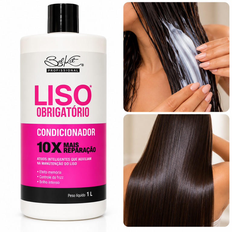Condicionador Liso Obrigatório Belkit 1L