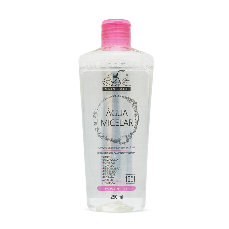 Água Micelar Belkit Limpeza e Hidratação Facial 250ml