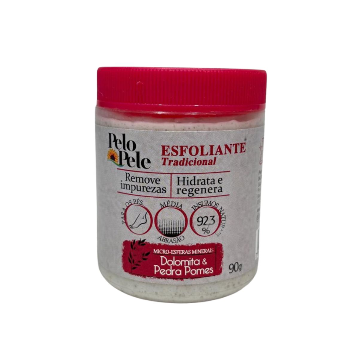 Esfoliante Para Pés Pelo e Pele Tradicional 90g - Para Maciez