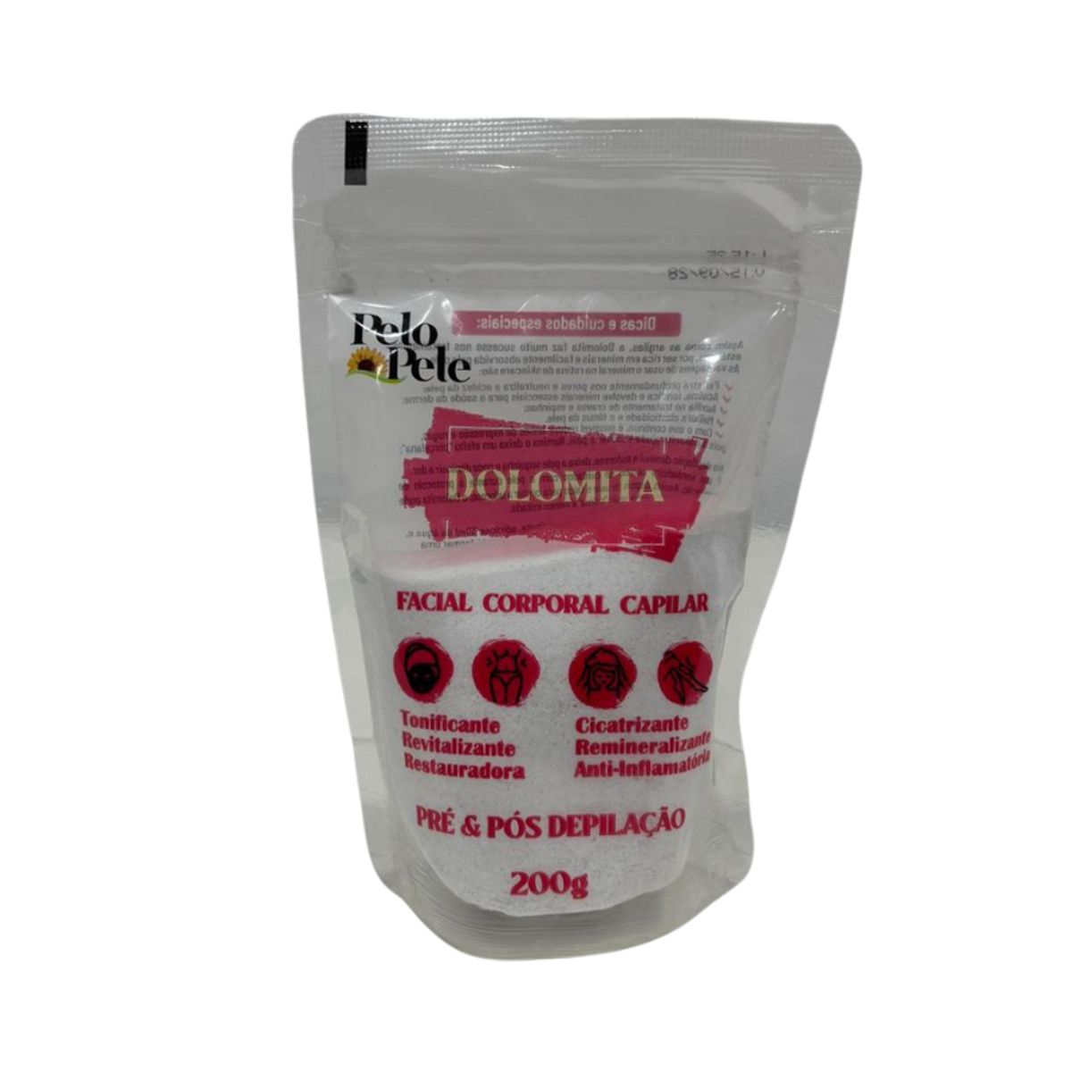 Dolomita Pelo e Pele 200g - Facial, Corporal e Capilar Purificante