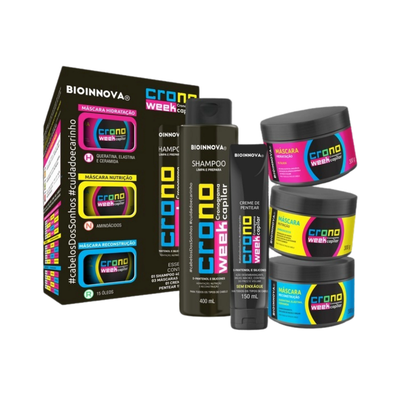 KIT CAPILAR CRONO WEEK 5 ITENS BIOINNOVA