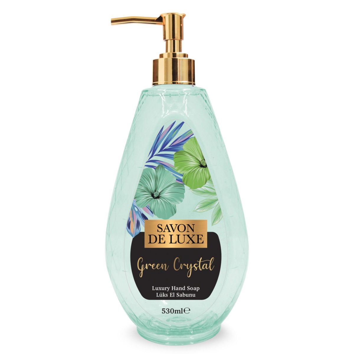 SAVON DE LUXE GREEN CRYSTAL 530ML