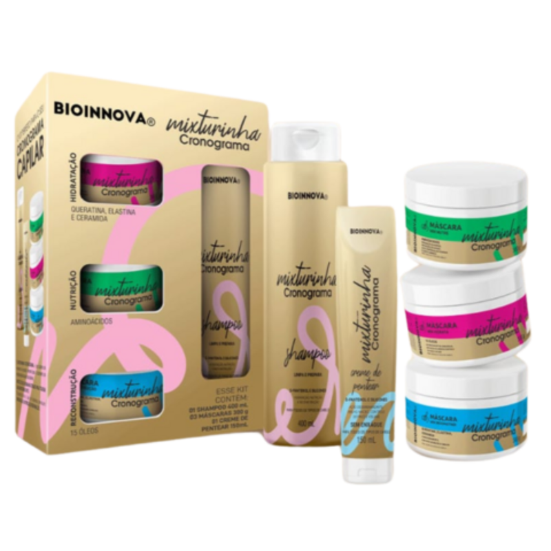 KIT CAPILAR CRONO MIXTURINHA 5 ITENS BIOINNOVA