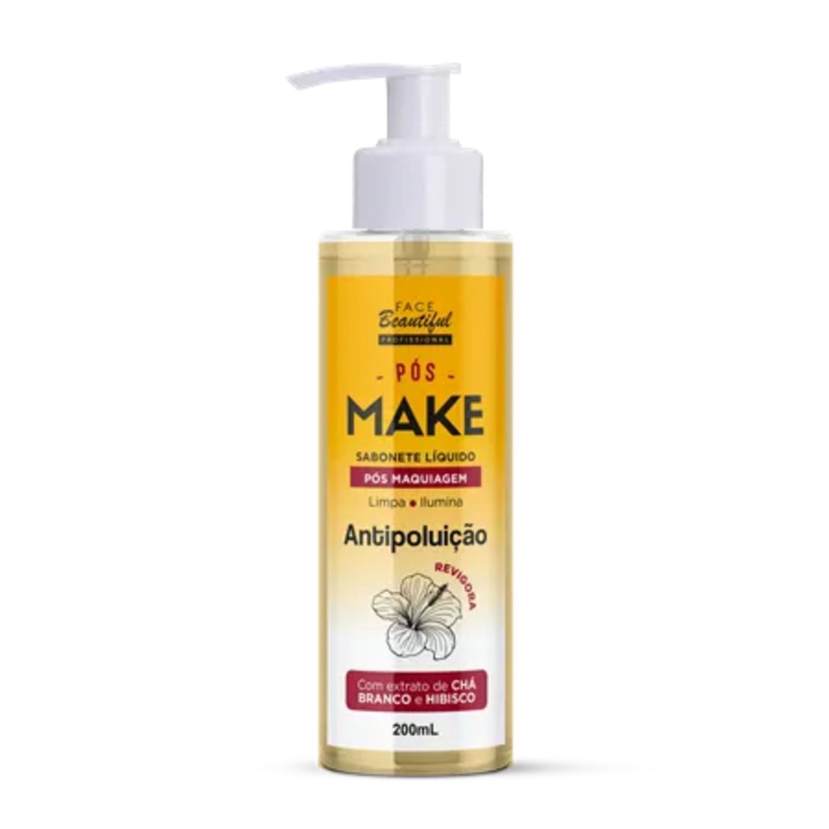 SABONETE LIQUIDO POS MAKE ANTIPOLUICAO FACE BEAUTIFUL 200ML