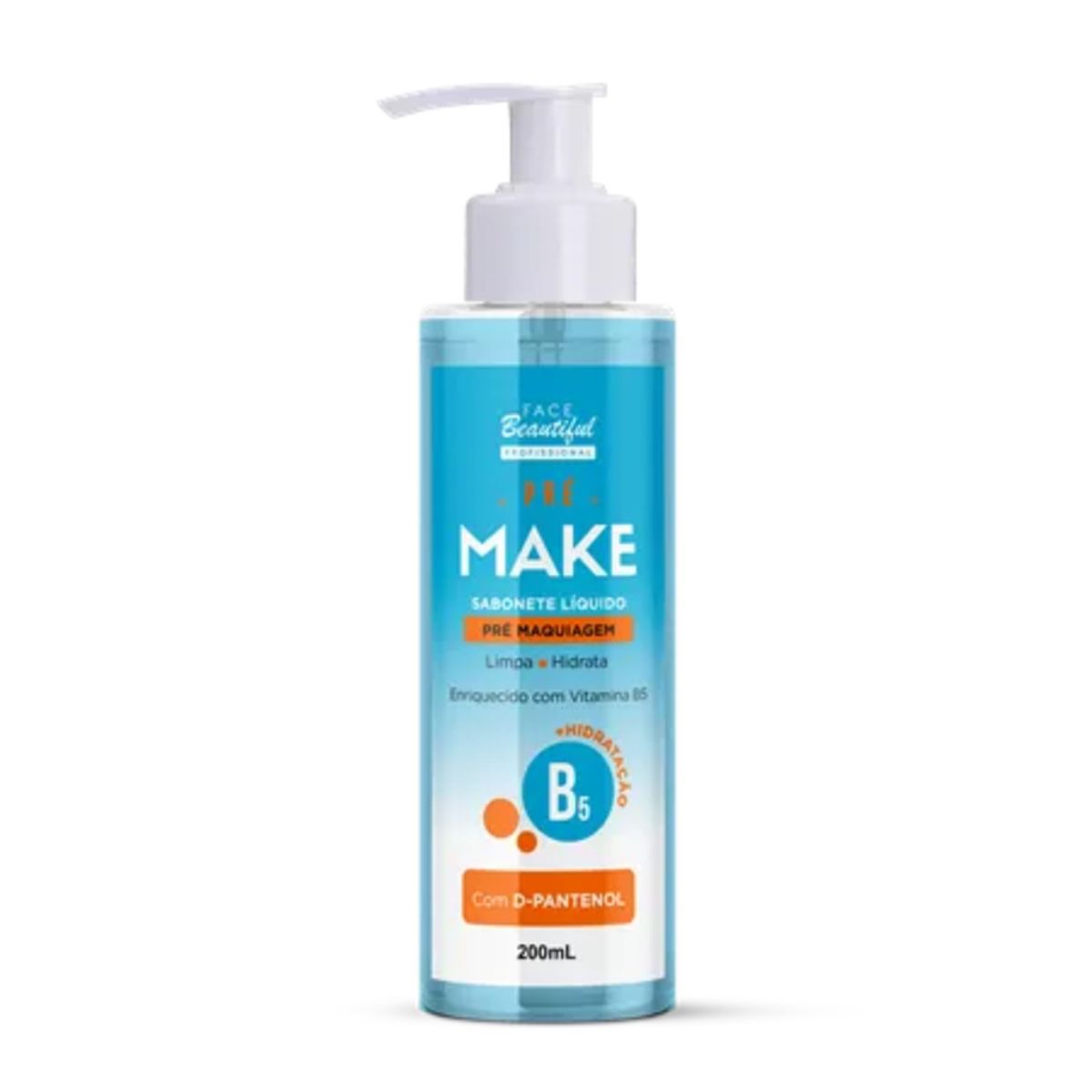 SABONETE LIQUIDO PRE MAKE DPANTENOL FACE BEAUTIFUL 200ML