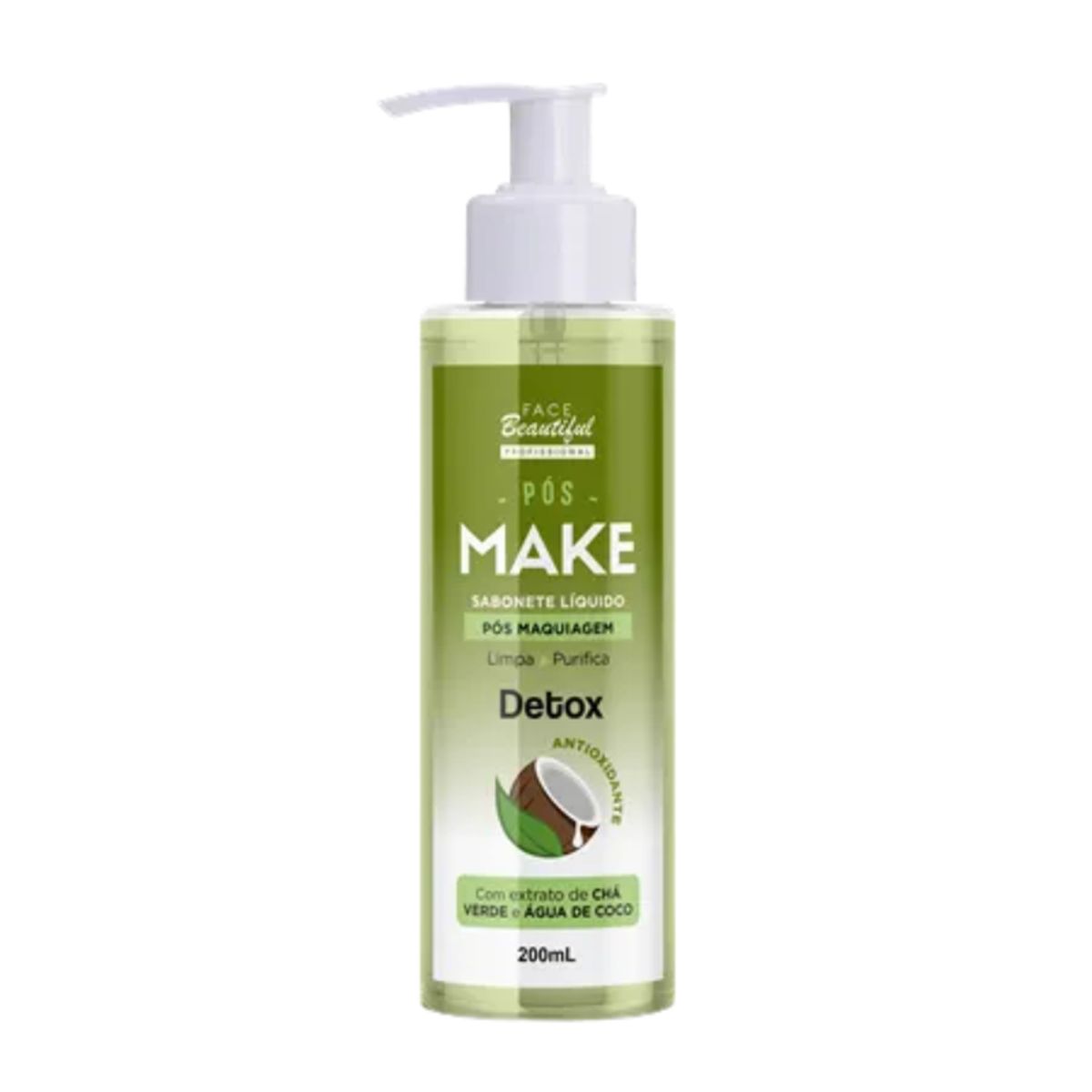 SABONETE LIQUIDO POS MAKE DETOX FACE BEAUTIFUL 200ML