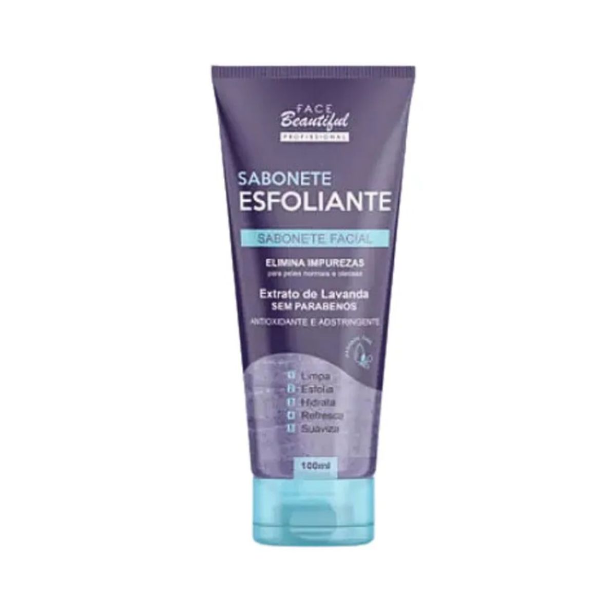 SABONETE ESFOLIANTE LAVANDA 100ML FACE BEAUTIFUL