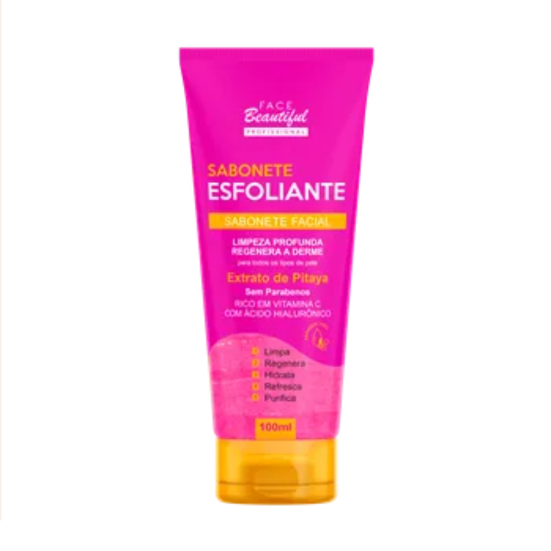SABONETE ESFOLIANTE PITAYA100ML FACE BEAUTIFUL