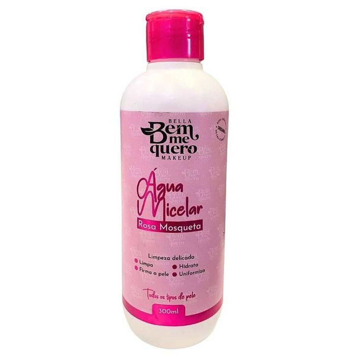 ÁGUA MICELAR ROSA MOSQUETA 300 ML BEM ME QUERO