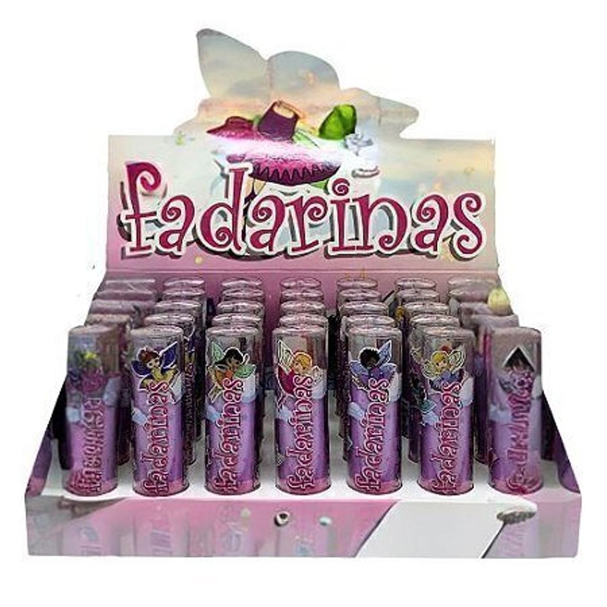 BOX - BATOM BASTAO FADARINAS LINHA TEEN SAFIRA - 35 UNIDADES
