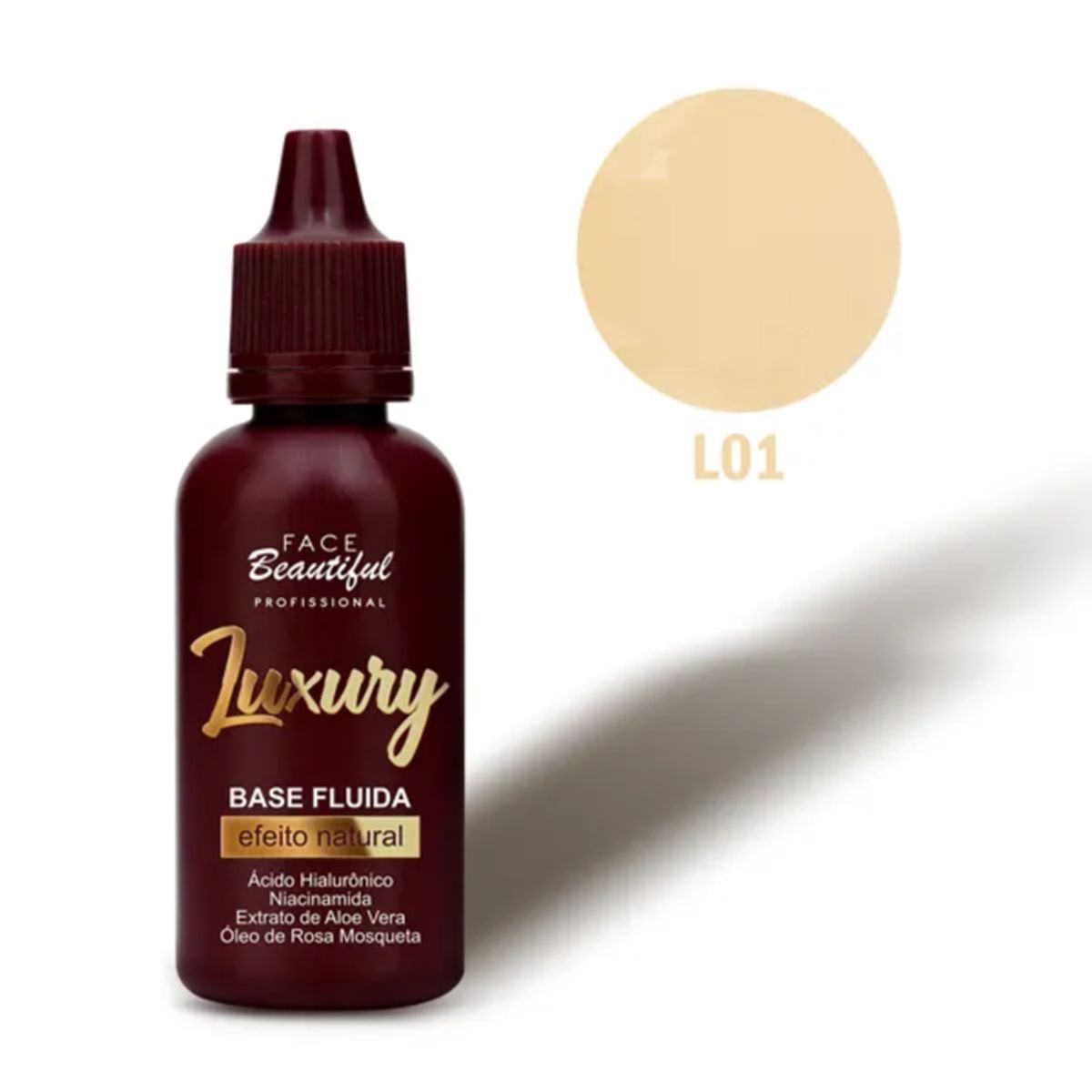 Base Fluida Luxury Face Beautiful Cor L01