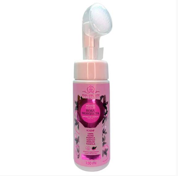 Mousse Micelar Rosa Mosqueta PhálleBeauty SKU:PH0565