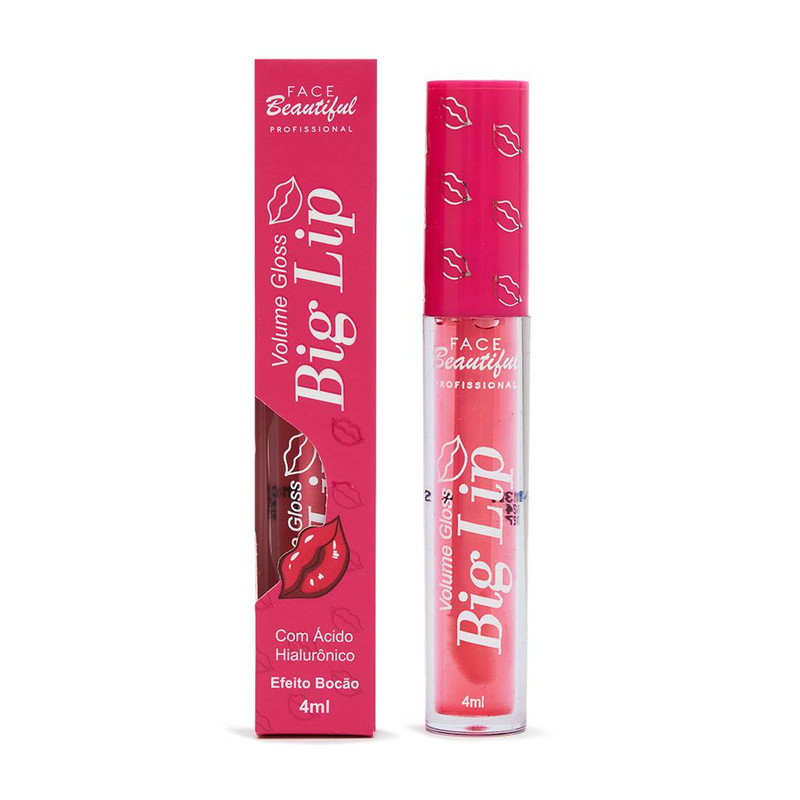 BIG LIP VOLUME GLOSS SUNSET ROSA FACE BEAUTIFUL