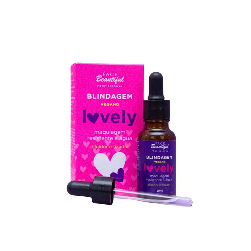 BLINDAGEM VEGANO 20ML LOVELY FACE BEAUTIFUL